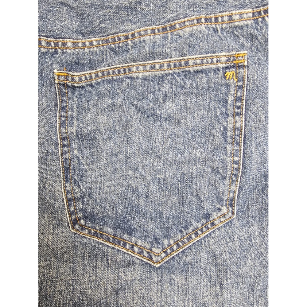 Madewell Relaxed Mid-Length Denim Shorts Medium Wash 16W DM6881 NJ561 - Picture 9 of 9